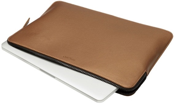 Чохол Knomo Geometric Embossed Laptop Sleeve Bronze for Macbook 12 (KN-14-209-BRO)